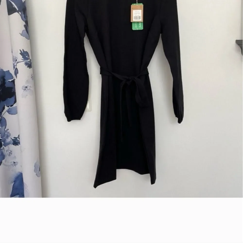 Boden Womens little black dress style Violet Ponte Shift size 6 ladies sleeves - Picture 7 of 16